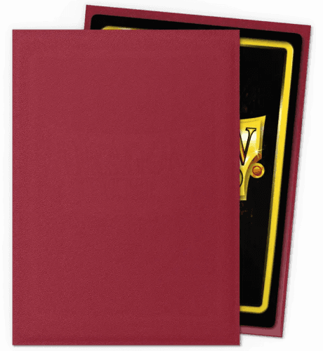 Blood Red - Matte Sleeves - Standard Size
