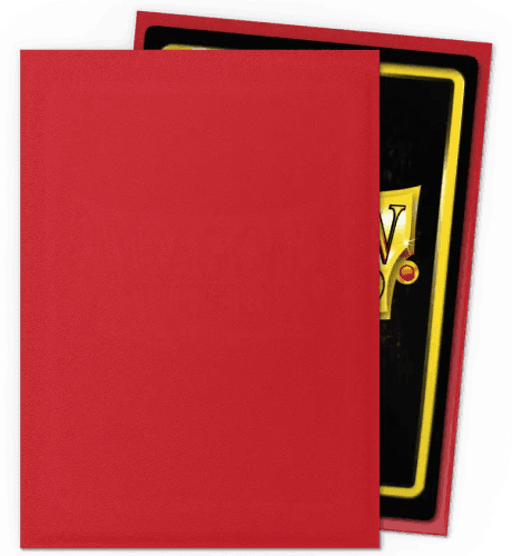 Crimson - Matte Sleeves - Standard Size