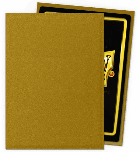 Gold - Matte Sleeves - Standard Size