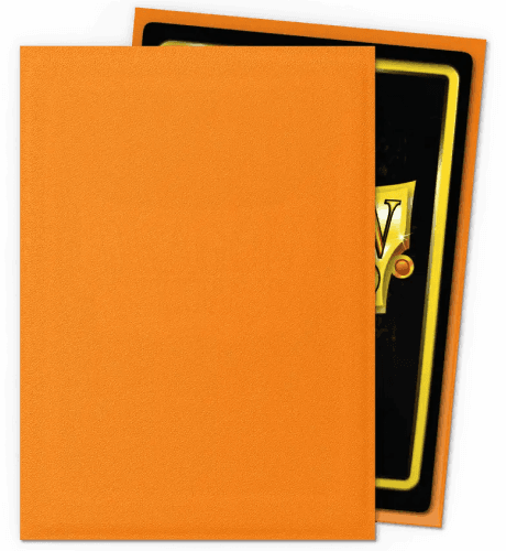 Orange - Matte Sleeves - Standard Size