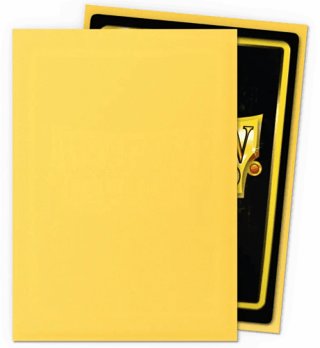 Yellow - Matte Sleeves - Standard Size