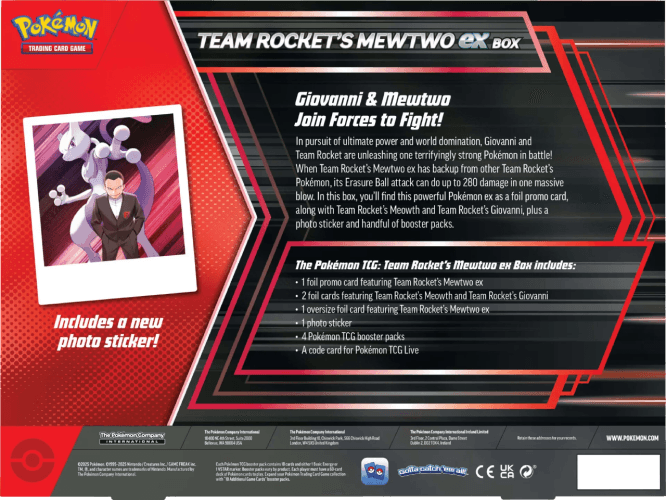 Team Rockets Mewtwo Ex Box (ESP)